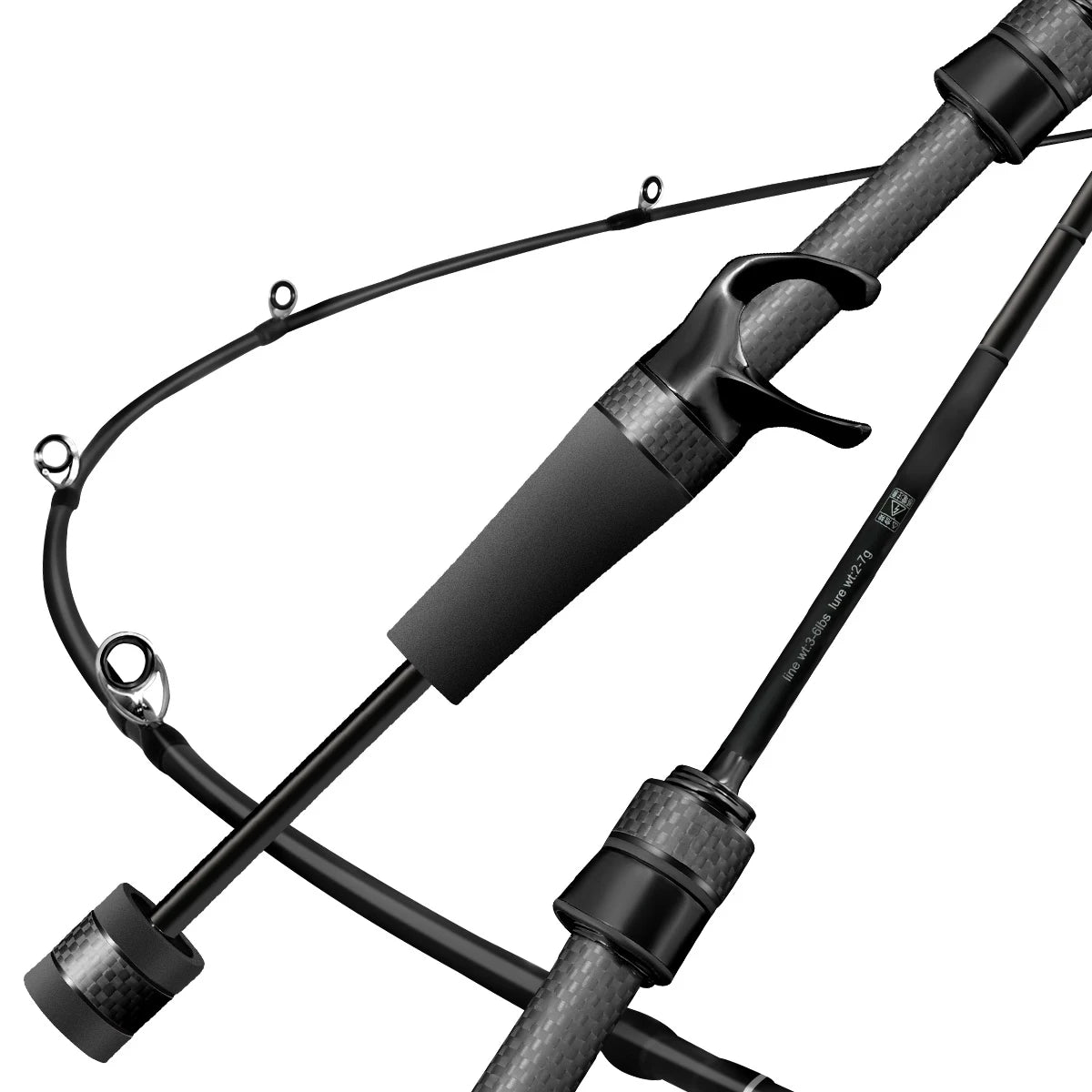 Seasir Riveria BFS Ultralight Spining Baitcasting Fishing Rod ,FUJI O Ceramic Guide Rings ,30T+40T Carbon Fabric ,1.5M-1.98M UL