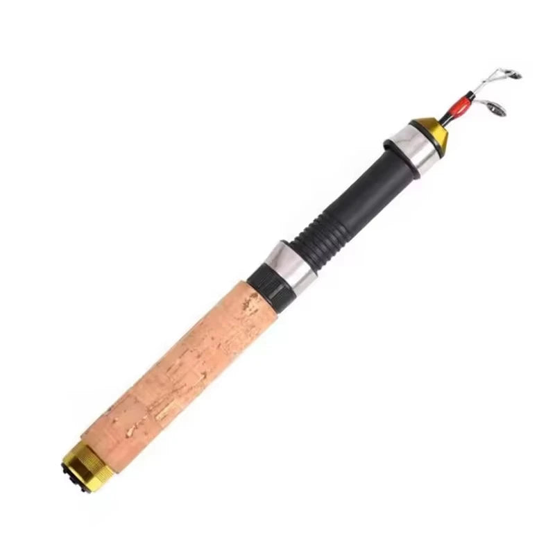Outdoor mini 60cm long telescopic pole ice fishing rod fishing gear shrimp fishing rod suitable for all scenes