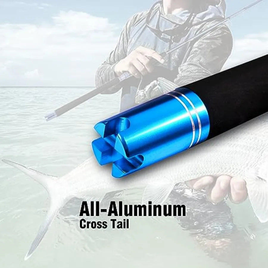 2Piece Saltwater Spinning Fishing Rod Offshore Graphite Portable Fishing Rod for Marine Fishing 7 Feet Lightweight and