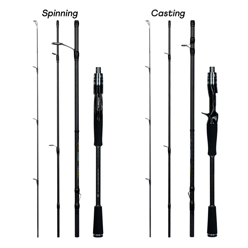 MAXIMUS Lure Fishing Rod 1.8m 2.1m 2.4m 2.7m 3.0m 30T Carbon Spinning Baitcasting FUJI Guide Travel Casting 3-35g L/M/MH BIUTIFU