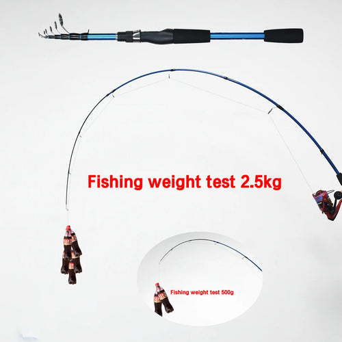 BIUTIFU Telescopic Spinning Casting Mini Fishing Rod 1.8/2.1/2.4m Travel Bastcasting 3-30g Ultralight Carbon Lure Trout Pole