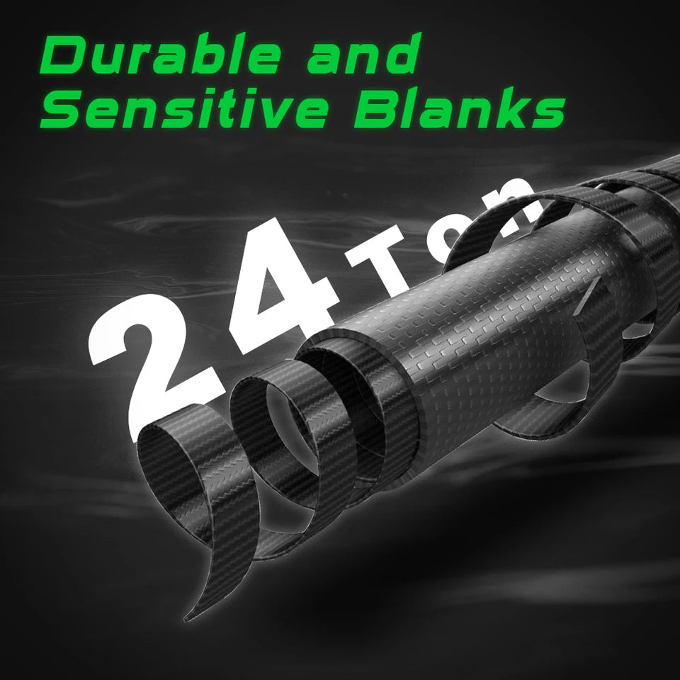 MIFINE HONOR Telescopic Fishing Rod 24T Carbon Fiber 2.1M 2.4M 2.7M Travel Spinning Rods Lure Weight 3-18g 6-27g Solid Tip Rods