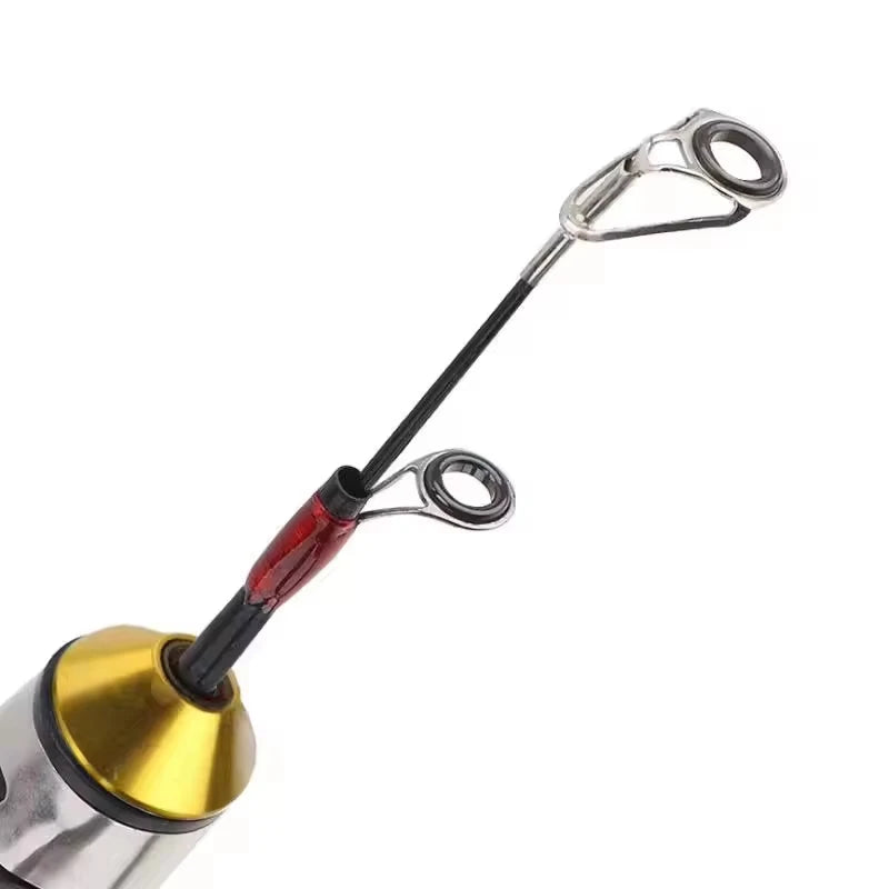 Outdoor mini 60cm long telescopic pole ice fishing rod fishing gear shrimp fishing rod suitable for all scenes