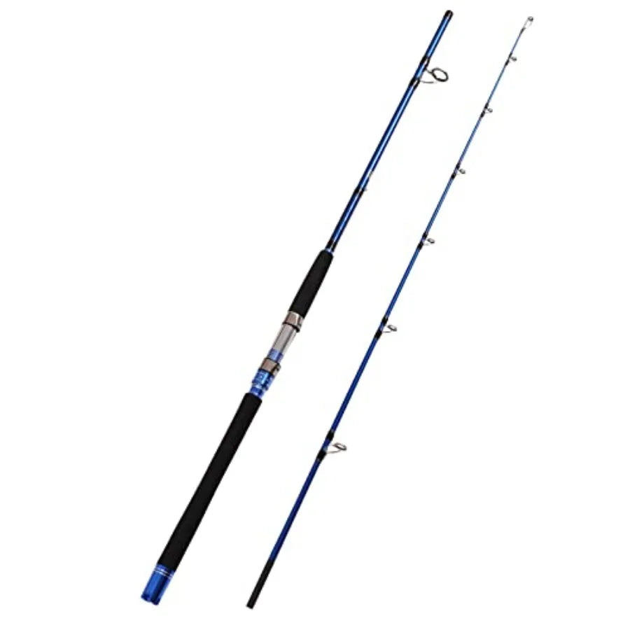 2Piece Saltwater Spinning Fishing Rod Offshore Graphite Portable Fishing Rod for Marine Fishing 7 Feet Lightweight and