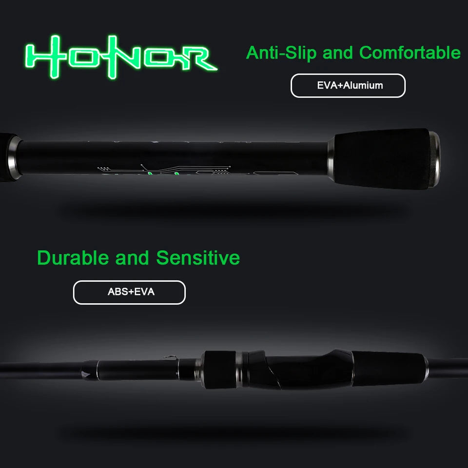 MIFINE HONOR Telescopic Fishing Rod 24T Carbon Fiber 2.1M 2.4M 2.7M Travel Spinning Rods Lure Weight 3-18g 6-27g Solid Tip Rods